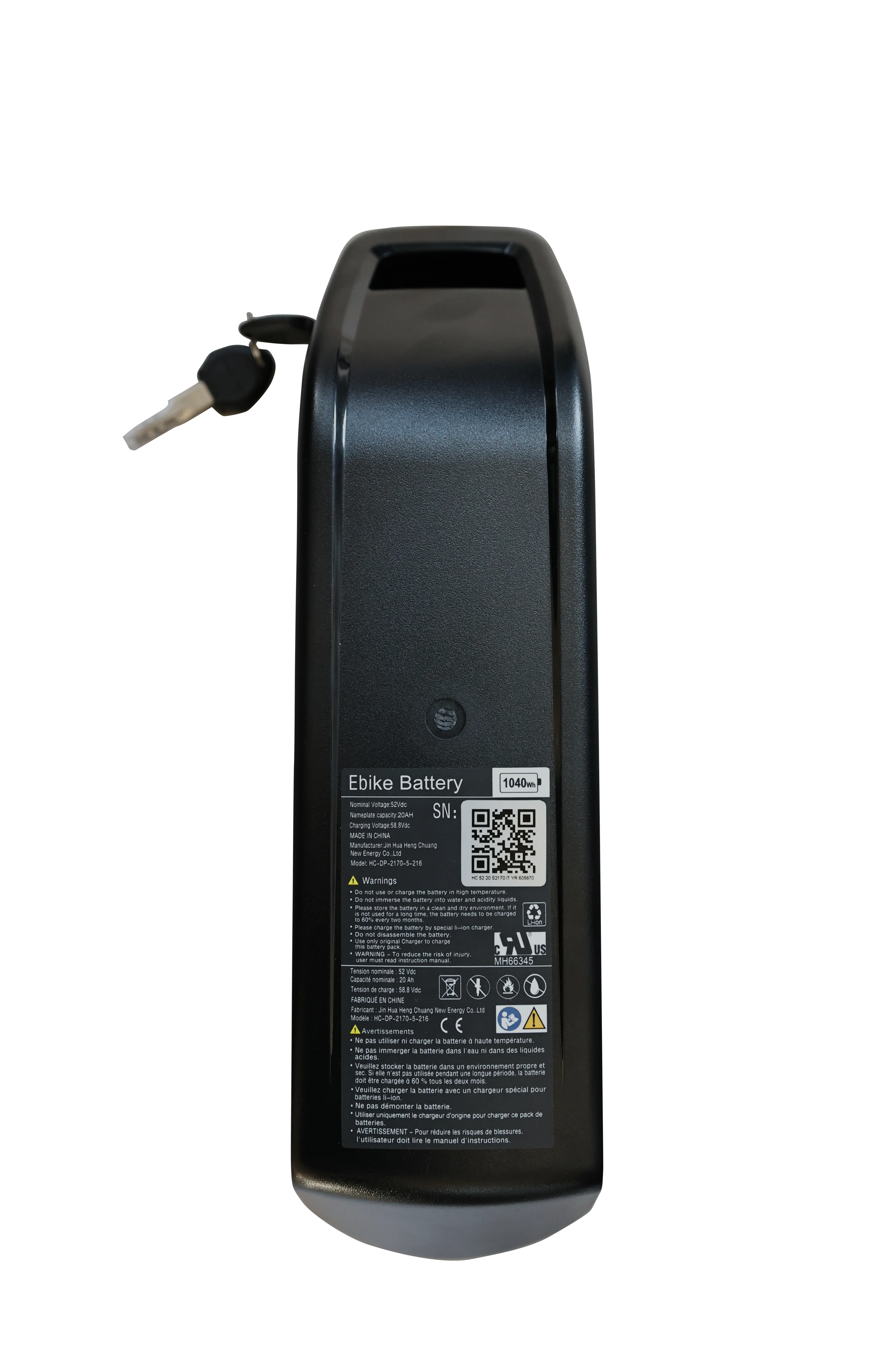 2nd 52V 20AH Battery Kit For SL 750W Bikes - Image 2