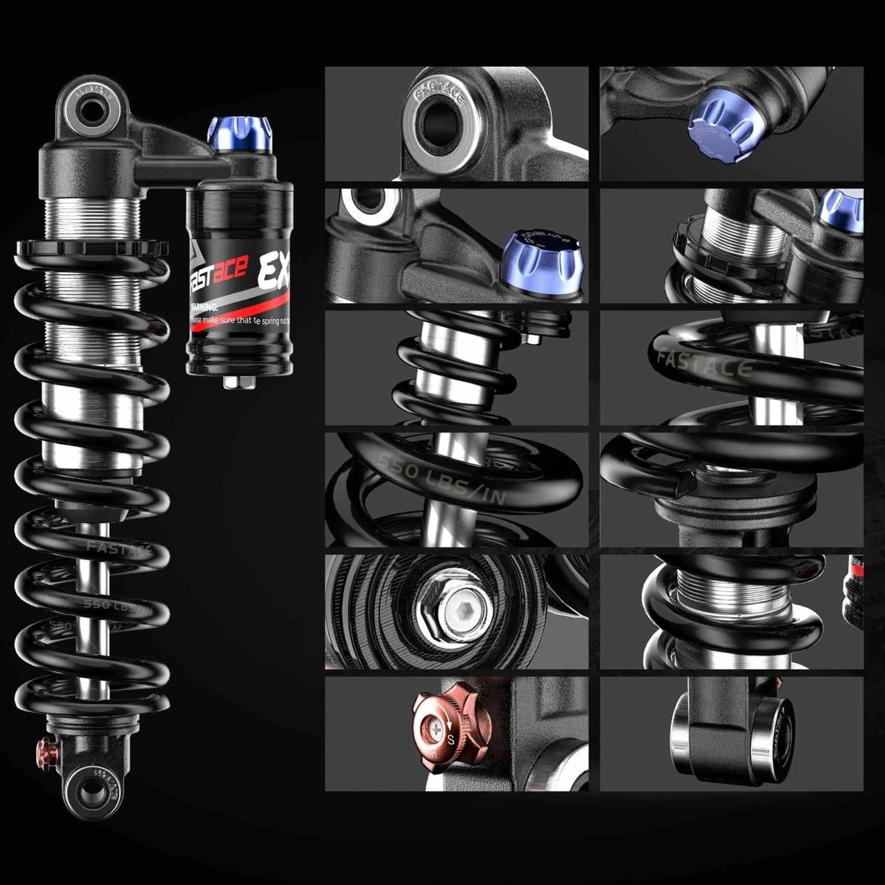 350lb Rear Shock for Motor Goat and Billy Goat - Image 3