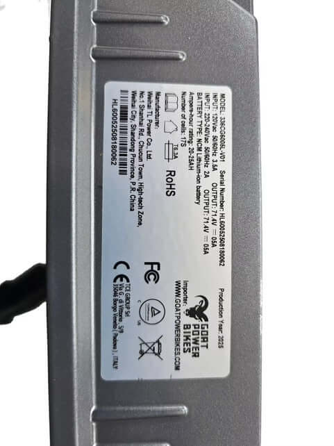 60V 17S Charger - 71.4V Output, 5A Rate - Image 4