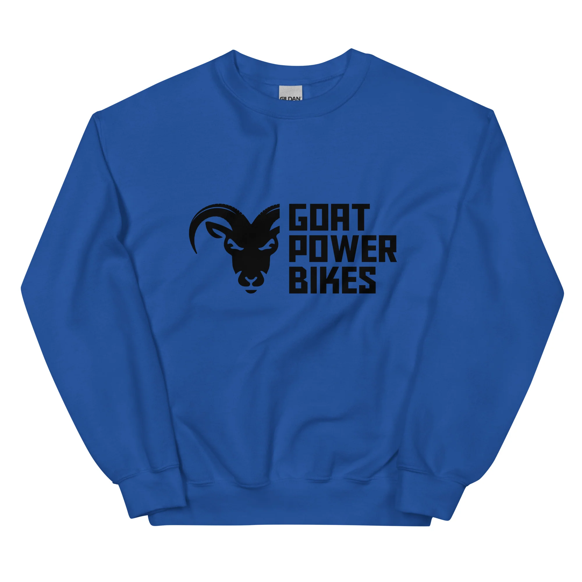 Full Black Logo Unisex Crewneck Sweatshirt - Image 5