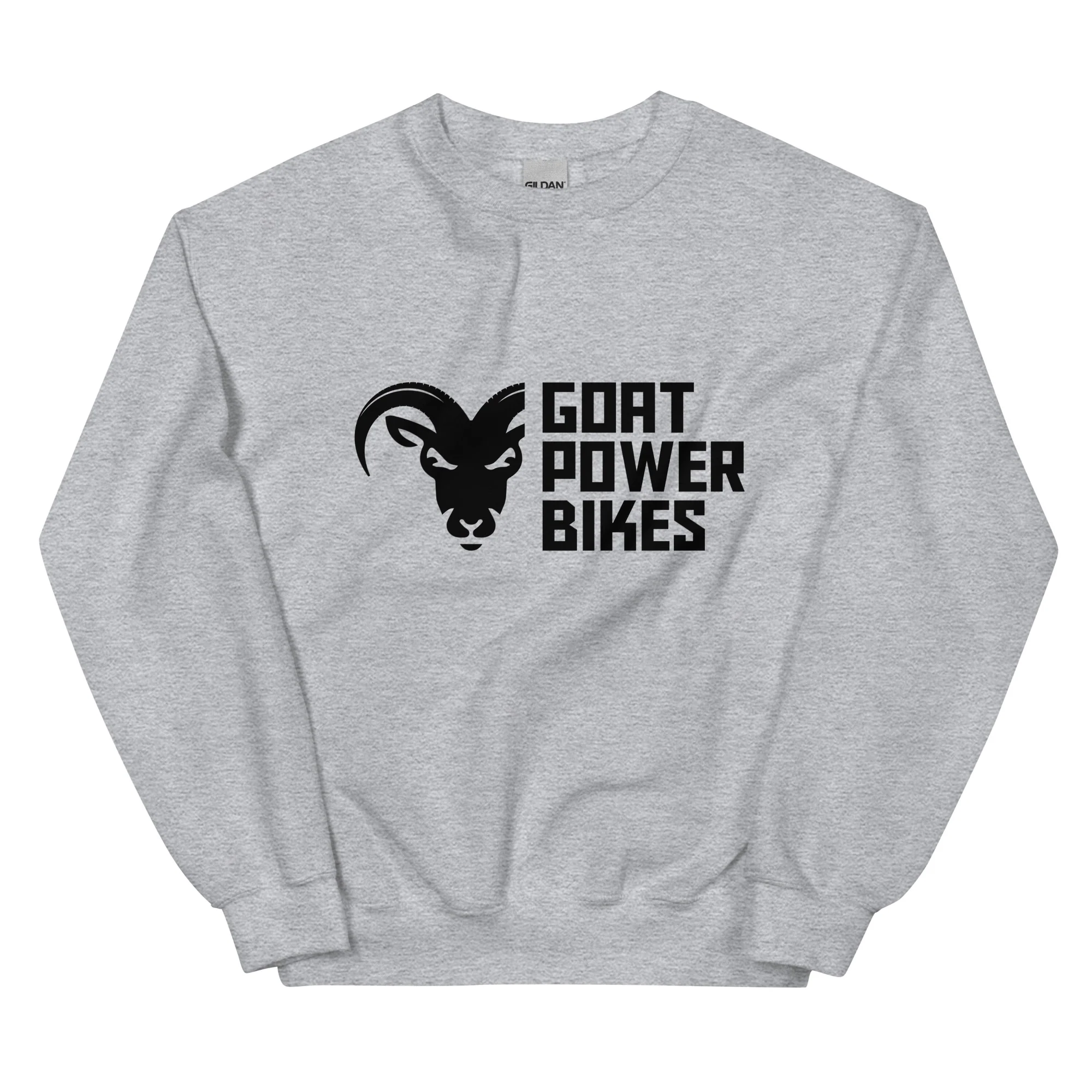 Full Black Logo Unisex Crewneck Sweatshirt - Image 8