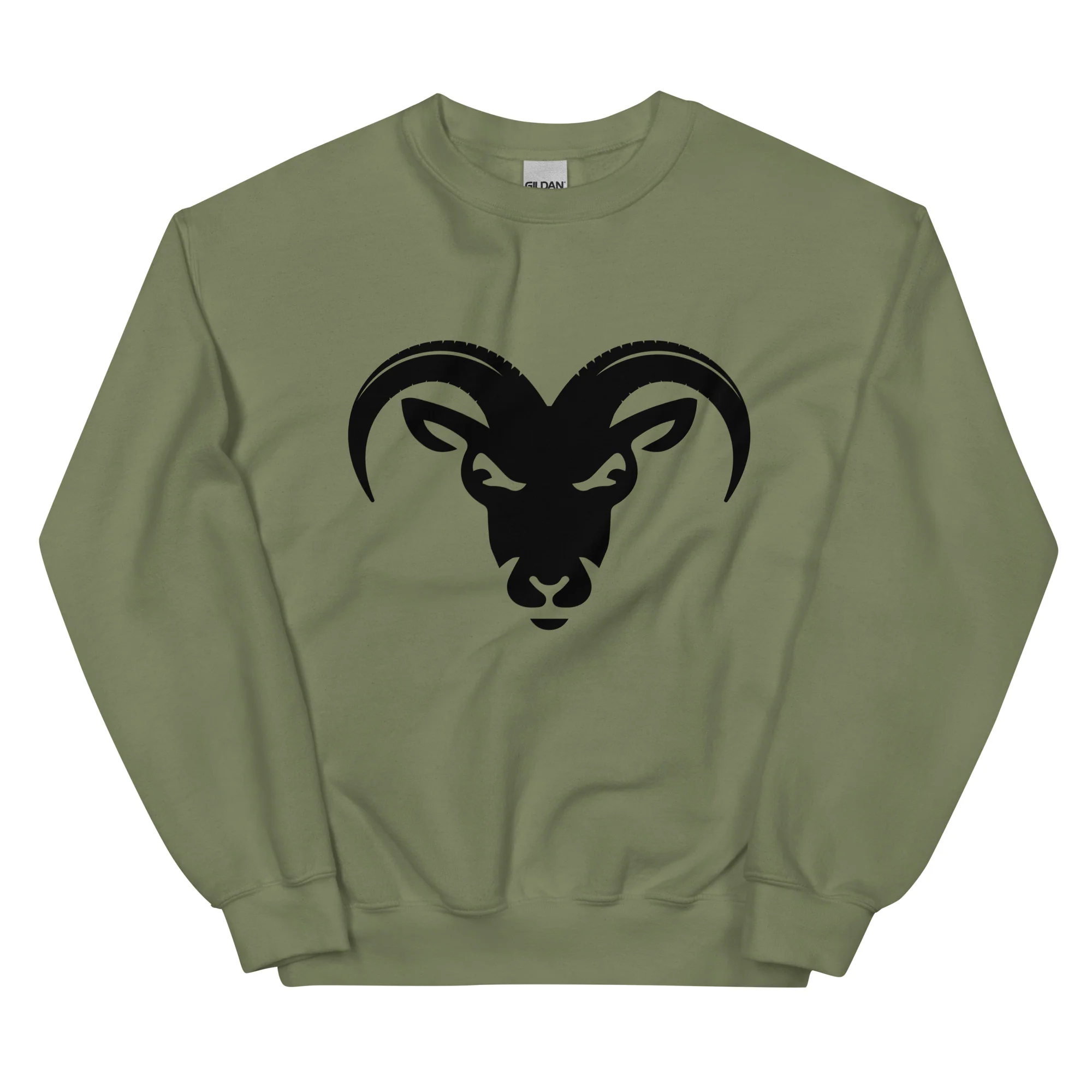 Full Black Symbol Unisex Crewneck Sweatshirt - Image 4