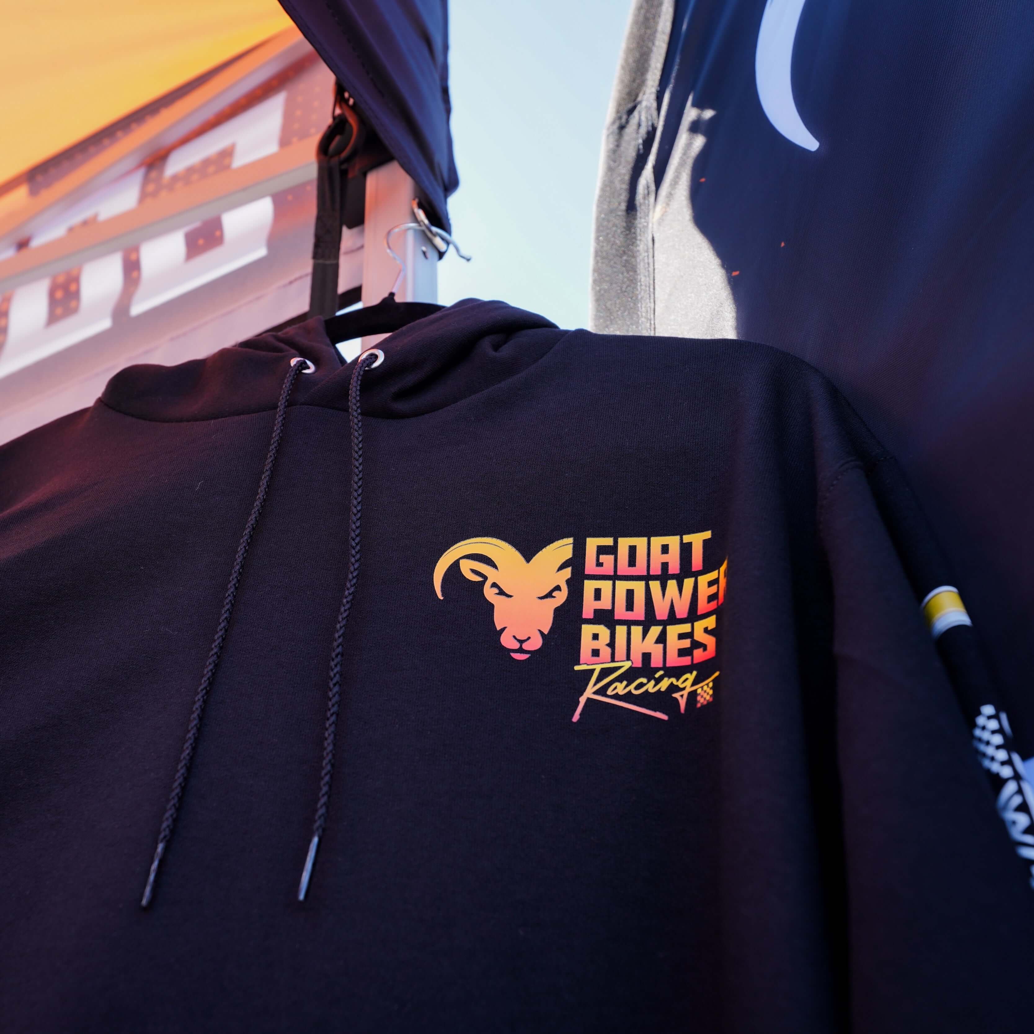 Limited Edition NASCAR Hoodie - Goat Power Bikes x Patrick Emerling - Image 3