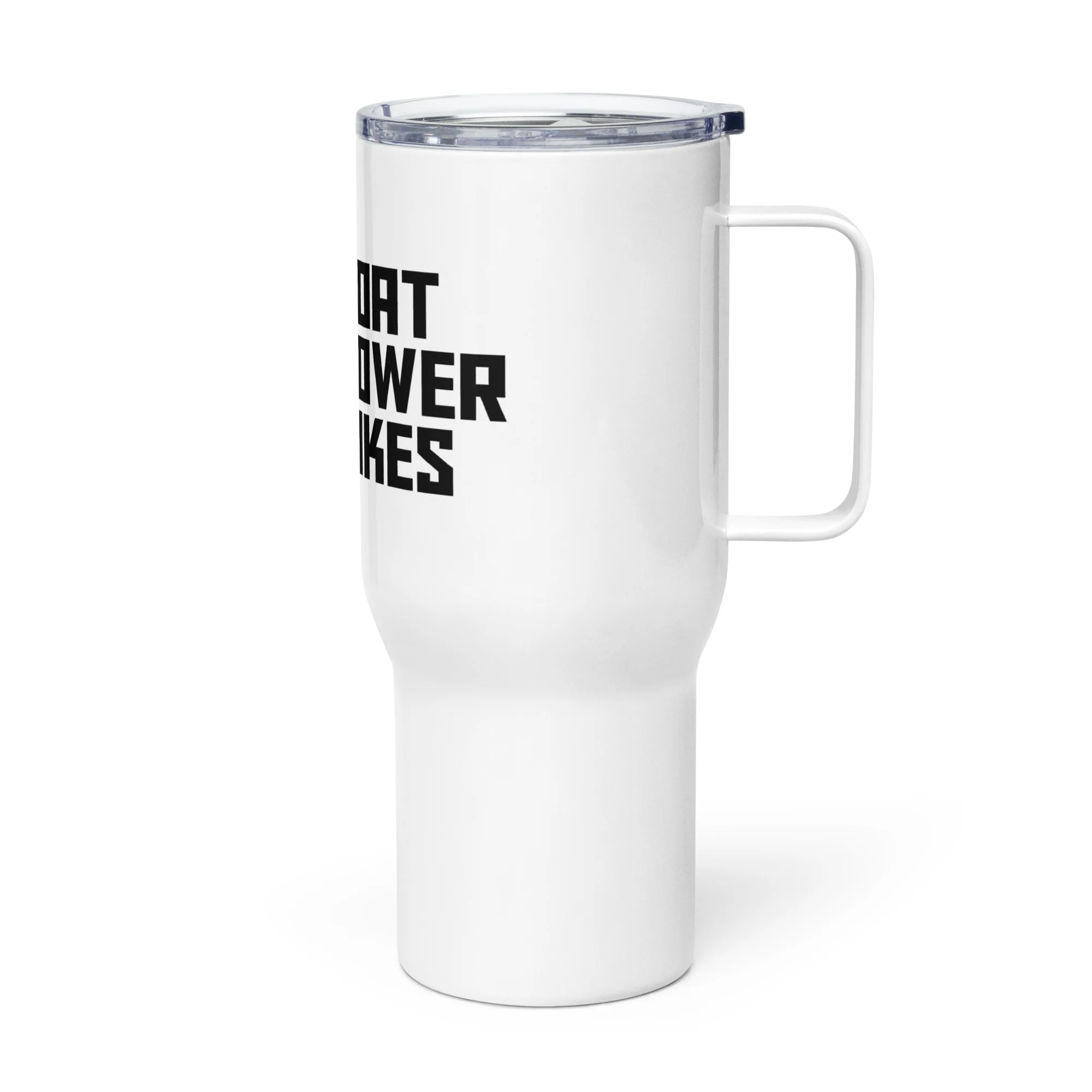 Travel Mug with Handle - 25oz Stainless Steel - Image 3